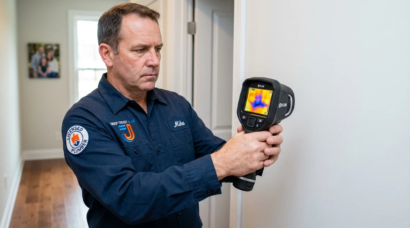Thermal imaging leak detection by Johns Plumbing LLC in Warrenton